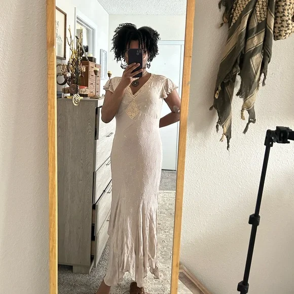 Newport News y2k vintage princess fairy asymmetrical maxi dress - Picture 3 of 9